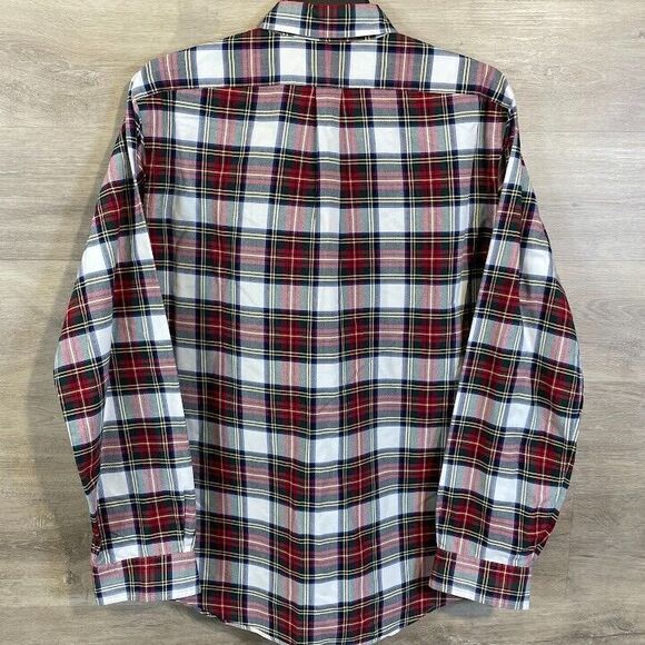 Ralph Lauren Classic Fit Shirt Mens Size XL Plaid Oxford Preppy Boho Holiday Top - Picture 10 of 10